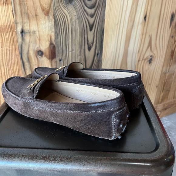 Ferragamo Loafer in Dark Brown Suede - Picture 3 of 7